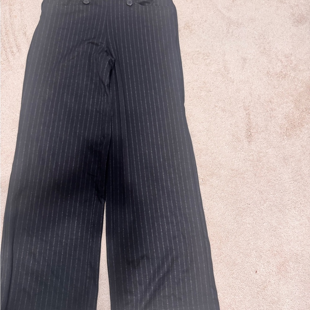 Max Studio High Rise Full Length Wide Leg Sailor Pants - Picture 7 of 7